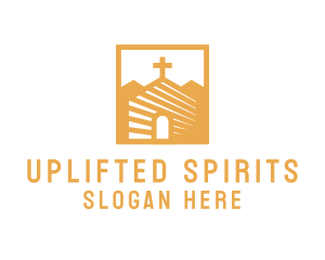 Golden Church Chapel logo design