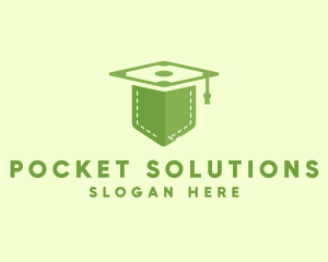 Pocket Graduation School logo design