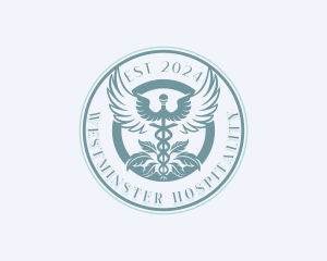 Caduceus Hospital Wellness logo design