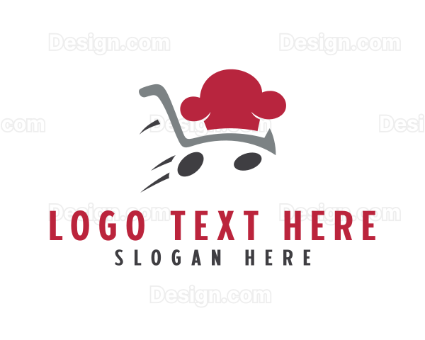 Chef Hat Shopping Cart Logo