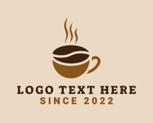 Hot Coffee Bean logo