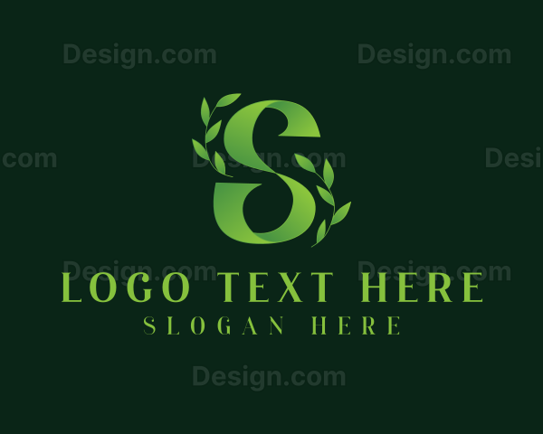 Organic Natural Letter S Logo