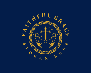 Missionary Hand Cross logo design