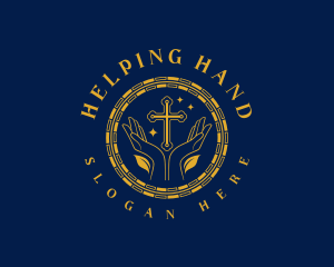 Missionary Hand Cross logo design