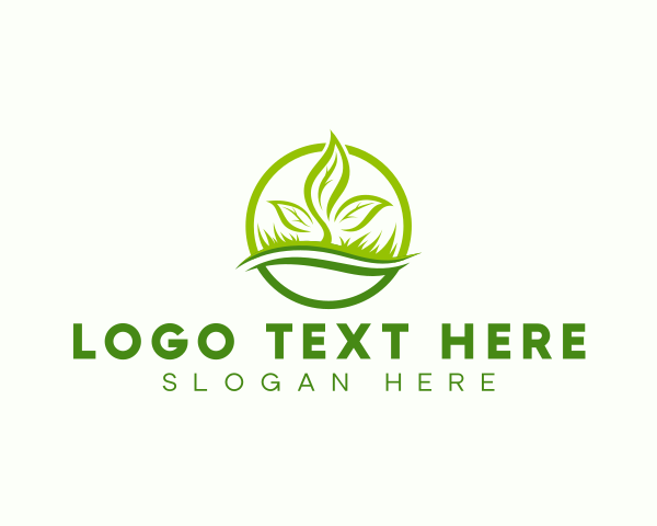 Leaf Grass Lawn logo