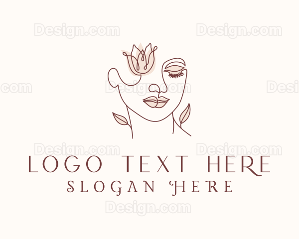 Flower Lady Face Spa Logo