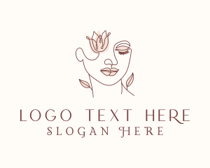 Flower Lady Face Spa Logo