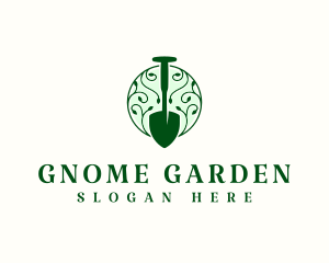 Botanical Garden Shovel logo design