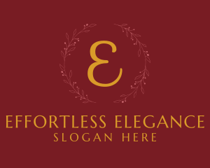 Elegant Wedding Event Planner logo design