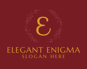 Elegant Wedding Event Planner logo design