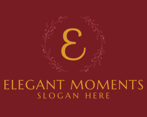 Elegant Wedding Event Planner logo design