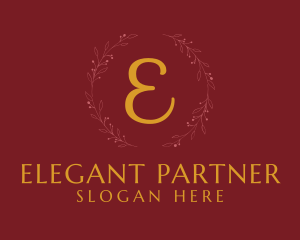 Elegant Wedding Event Planner logo design