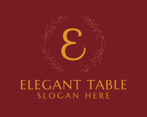 Elegant Wedding Event Planner logo design