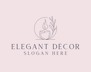 Candlelight Decoration Souvenir logo design