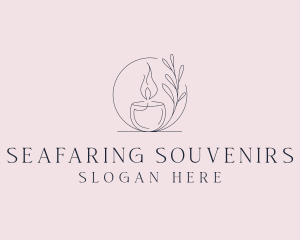 Candlelight Decoration Souvenir logo design