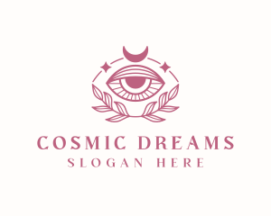 Celestial Cosmic Eye logo design