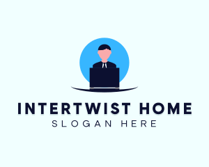 Stay Home Office logo design