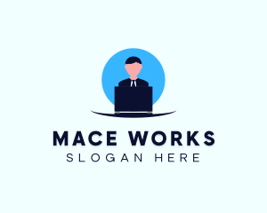 Stay Home Office logo design