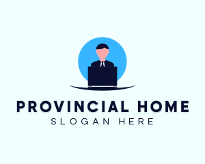 Stay Home Office logo design