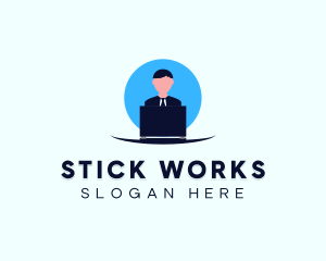 Stay Home Office logo design