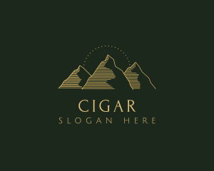 Golden Mountain Range logo design