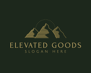 Golden Mountain Range logo design