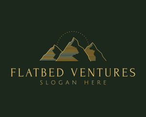 Golden Mountain Range logo design