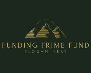 Golden Mountain Range logo design