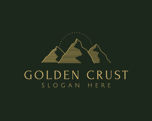 Golden Mountain Range logo design