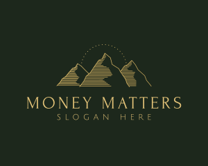 Golden Mountain Range logo design