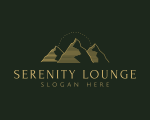 Golden Mountain Range logo design