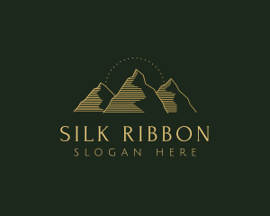 Golden Mountain Range logo design