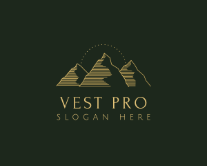 Golden Mountain Range logo design