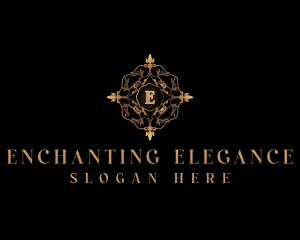 Elegant Floral Ornament  logo design