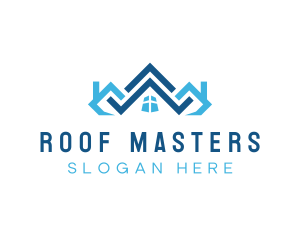 Roof Maintenance Builder logo design