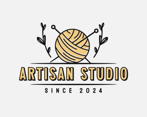 Crocheting Artisan Yarn logo design