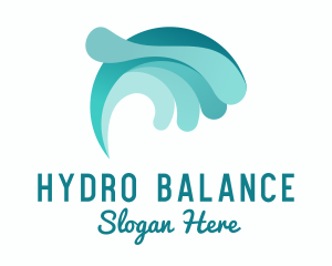 Hydro Ocean Wave logo design