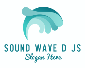 Hydro Ocean Wave logo design