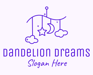 Purple Baby Decoration logo design