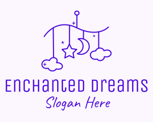 Purple Baby Decoration logo design