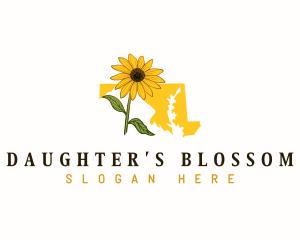 Maryland Flower Botanical logo design