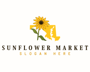 Maryland Flower Botanical logo design