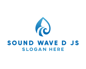 Blue Waves Beach Resort logo design