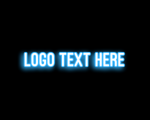 Condensed - Night Neon Bar logo design