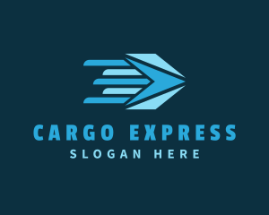 Express Freight Arrow logo design