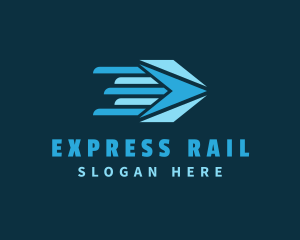 Express Freight Arrow logo design