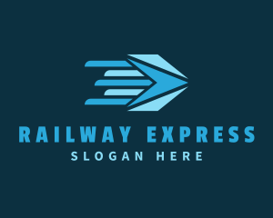 Express Freight Arrow logo design