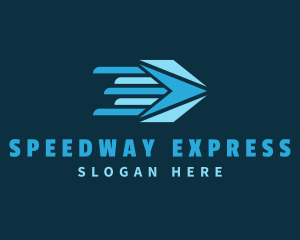 Express Freight Arrow logo design