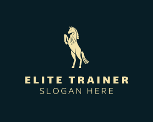 Elegant Horse Trainer logo design