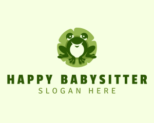 Amphibian Frog Pet logo design